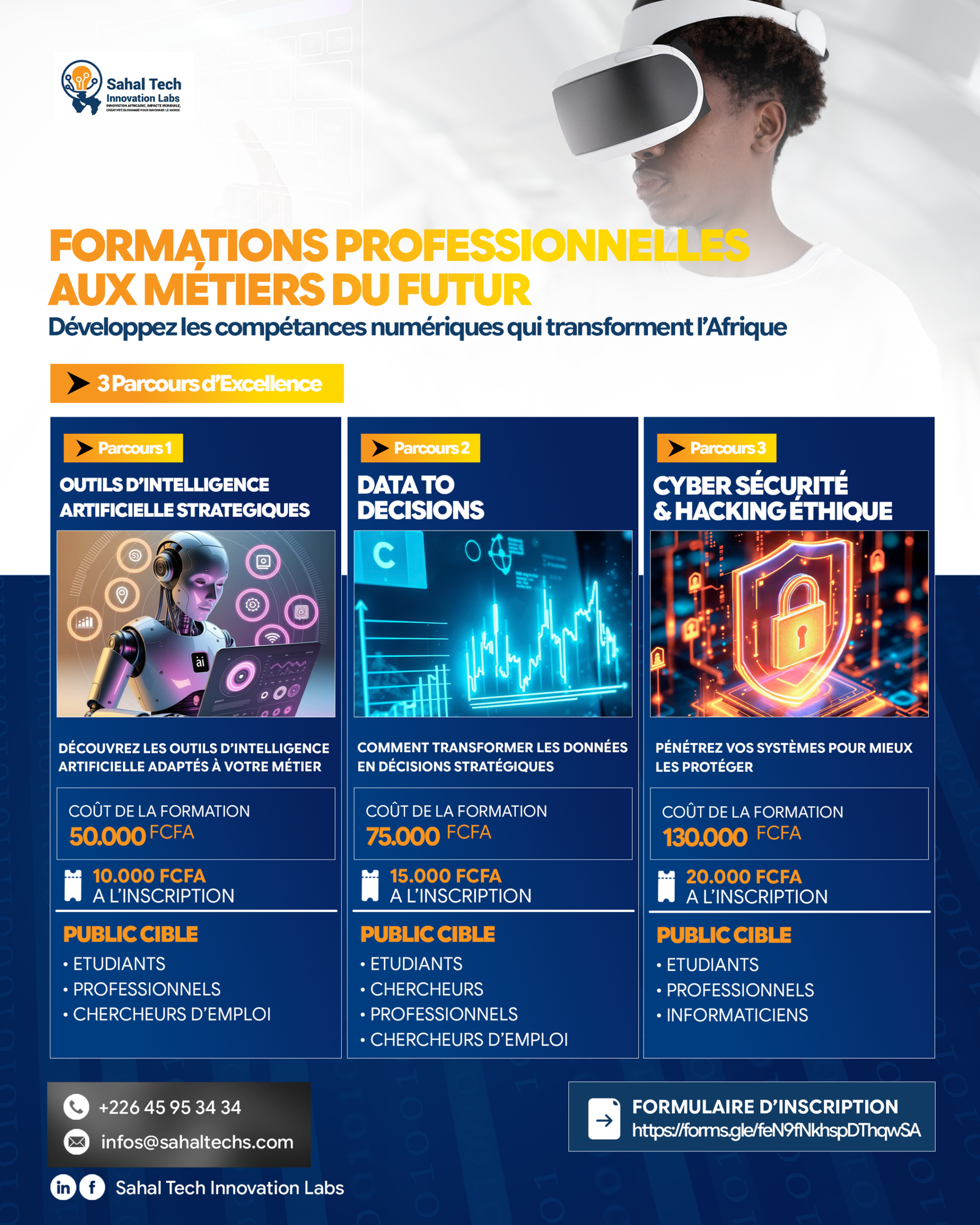 3 parcours formation sahalAcademy